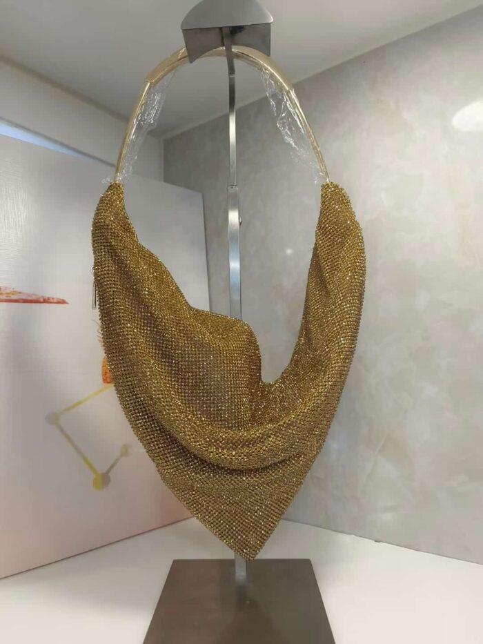 Emerald Crystal Mesh Scarf - Image 2