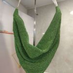 Emerald Crystal Mesh Scarf