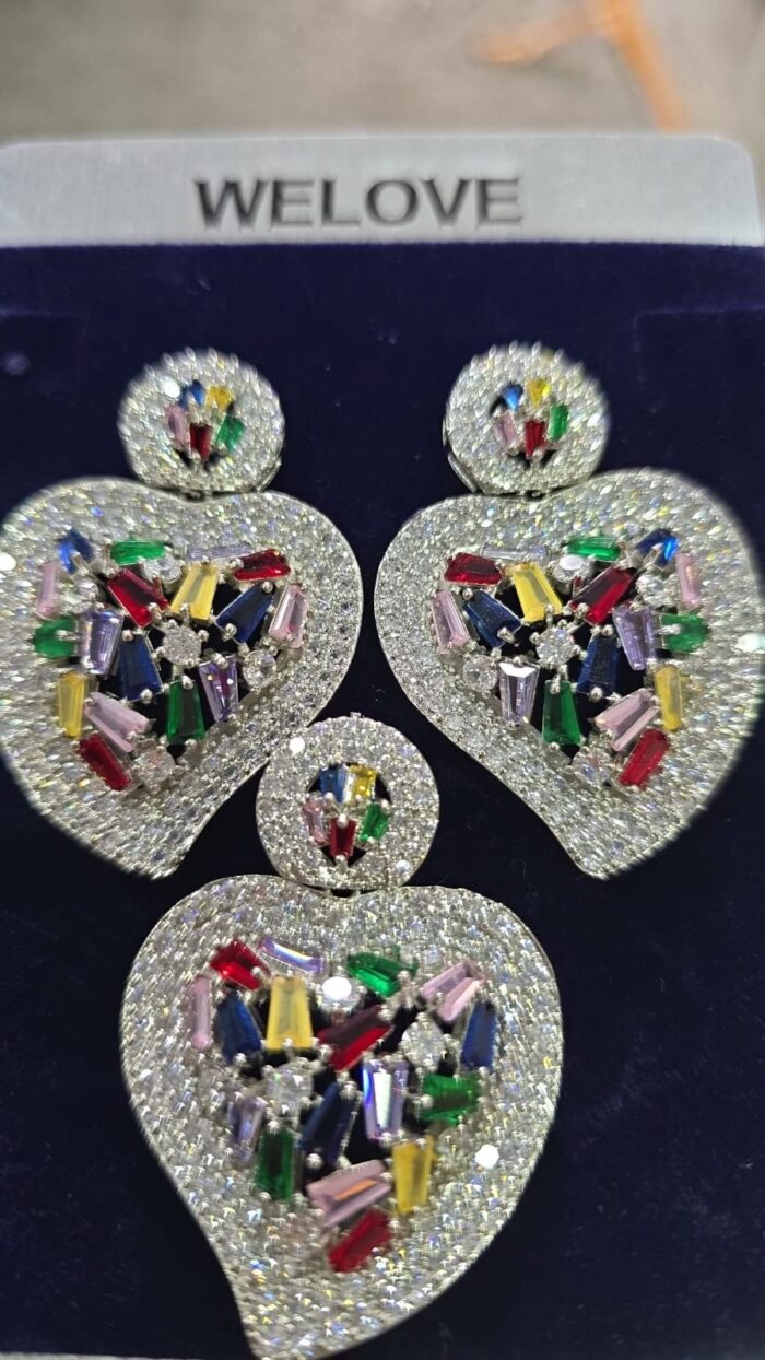 Cristal Stoned Earring