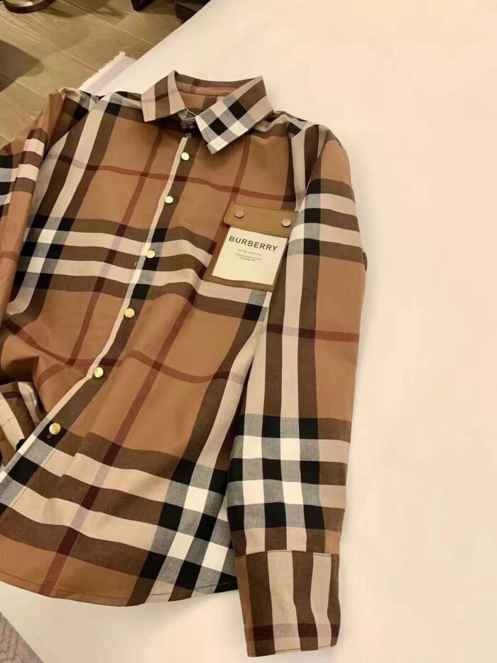 Burberry Inspired Long Sleeve Shirt